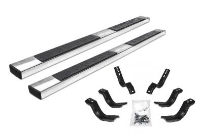 Go Rhino 6" OE Xtreme II Side Steps with Mounting Brackets Kit 6862451687PS