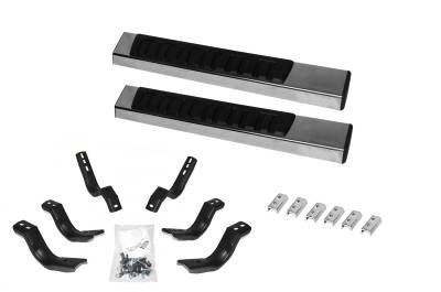 Go Rhino 6" OE Xtreme II Side Steps with Mounting Brackets Kit 6862441552PS