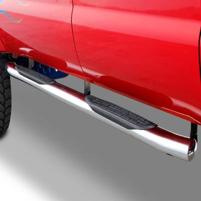 Go Rhino - Go Rhino 415 Side Steps wth Mounting Brackets Kit - Welded End Caps 67151PS - Image 2