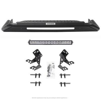 Go Rhino - Go Rhino RC3 LR Skid Plate Bull Bar with Mounting Brackets,Single Row 20" Light Bar Kit 5698620LT - Image 3