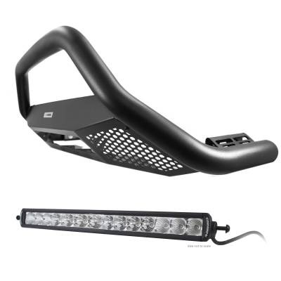 Go Rhino - Go Rhino RC4 LR Bull Bar with Mounting Brackets, Single Row 20" Light Bar Kit 5498620LT - Image 3