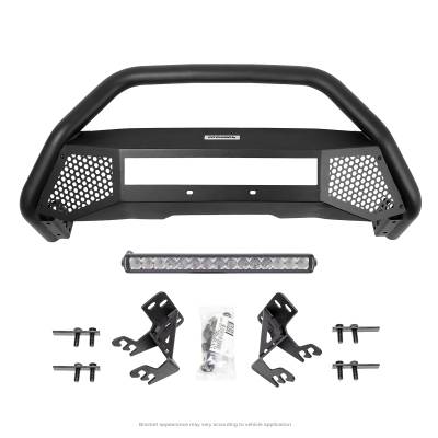 Go Rhino RC4 LR Bull Bar with Mounting Brackets, Single Row 20" Light Bar Kit 5489620LT