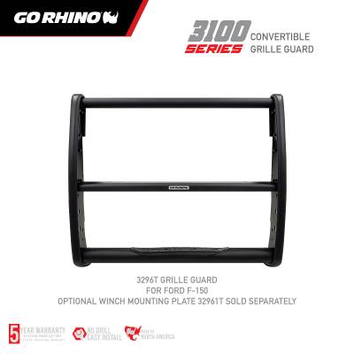 Go Rhino - Go Rhino 3100 Series StepGuard Center Grille Guard only 3296T - Image 5