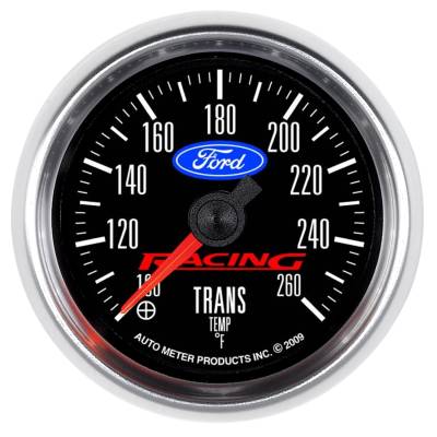 AutoMeter GAUGE,TRANS TEMP,2 1/16",100-260 Degrees F,DIGITAL STEPPER MOTOR,FORD RACING 880314