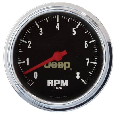 AutoMeter GAUGE, TACHOMETER, 3 3/8" , 8K RPM, IN-DASH, JEEP 880246