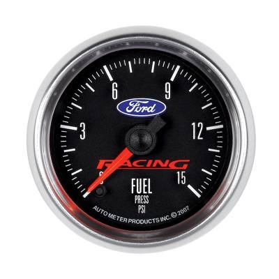 AutoMeter GAUGE, FUEL PRESS, 2 1/16" , 15PSI, DIGITAL STEPPER MOTOR, FORD RACING 880107