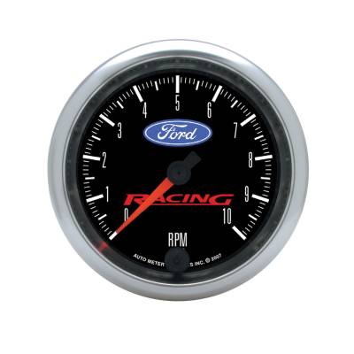 AutoMeter GAUGE, TACHOMETER, 3 3/8" , 10K RPM, IN-DASH, FORD RACING 880084