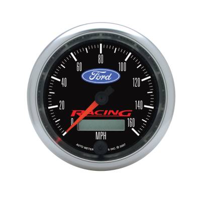 AutoMeter GAUGE, SPEEDOMETER, 3 3/8" , 160MPH, ELEC. PROGRAMMABLE, FORD RACING 880082