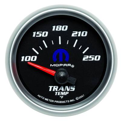 AutoMeter GAUGE, TRANSMISSION TEMP, 2 1/16" , 100-250 Degrees F, ELECTRIC, BLACK, MOPAR 880019