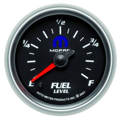 AutoMeter GAUGE, FUEL LEVEL, 2 1/16" , 0-280O PROGRAMMABLE, BLACK, MOPAR 880013