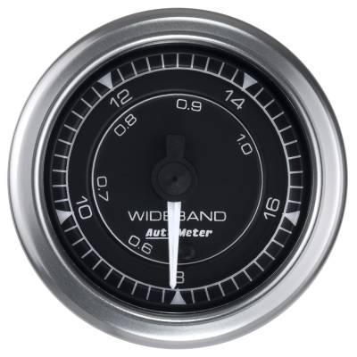 AutoMeter GAUGE, AIR/FUEL RATIO-WIDEBAND, ANALOG, 2 1/16", 8:1-18:1, STEPPER MOTOR, CHRONO 8170