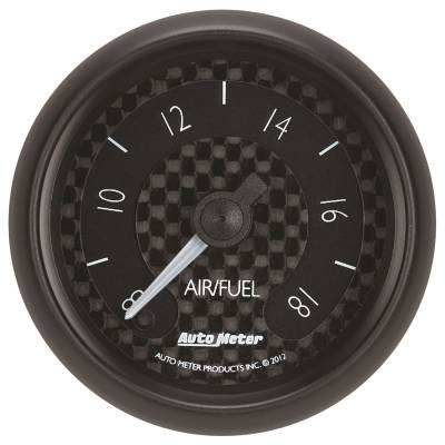 AutoMeter GAUGE, AIR/FUEL RATIO-WIDEBAND, ANALOG, 2 1/16" , 8:1-18:1, STEPPER MOTOR, GT 8070