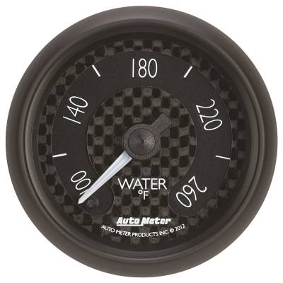 AutoMeter GAUGE, WATER TEMP, 2 1/16" , 260 Degrees F, DIGITAL STEPPER MOTOR, GT 8055