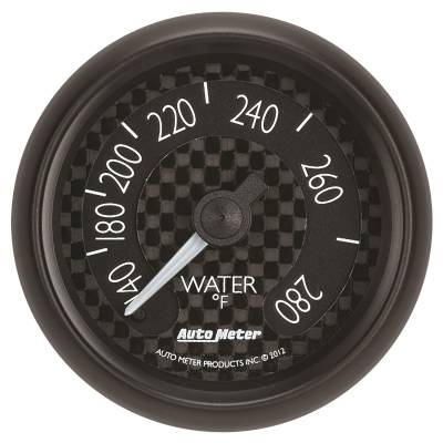 AutoMeter GAUGE, WATER TEMP, 2 1/16" , 280 Degrees F, MECH, GT 8031