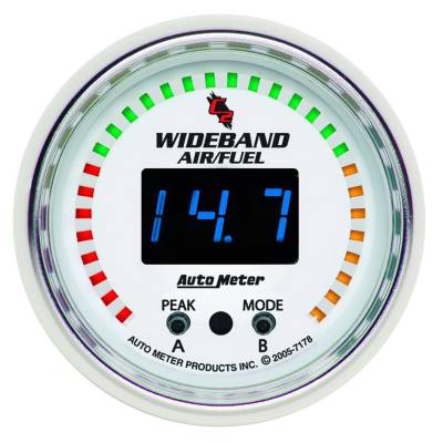 AutoMeter GAUGE, AIR/FUEL RATIO-PRO, 2 1/16" , 10:1-20:1, DIGITAL W/ PEAK & WARN, C2 7178