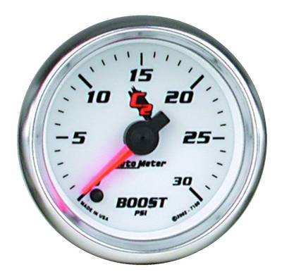 AutoMeter GAUGE, BOOST, 2 1/16" , 30PSI, DIGITAL STEPPER MOTOR, C2 7160