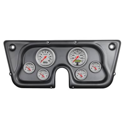 AutoMeter GAUGE KIT, 6 PC, CHEVY TRK C/K/K5/SUBRBN 67-72, TACH/MPH/FUEL/OILP/WTMP/VOLT, UL 7032-UL