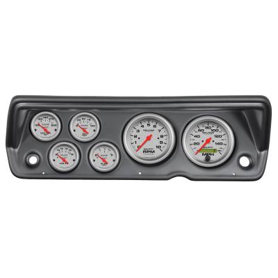 AutoMeter GAUGE KIT, 6 PC, ABODY/DUSTER/DEMON/DART 70-76, TACH/MPH/FUEL/OILP/WTMP/VOLT, UL 7031-UL