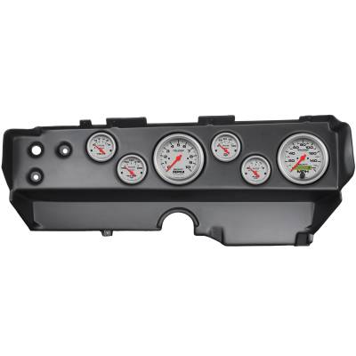 AutoMeter GAUGE KIT, 6 PC, EBODY/CUDA/CHALLENGER 70-74, TACH/MPH/FUEL/OILP/WTMP/VOLT, UL 7029-UL