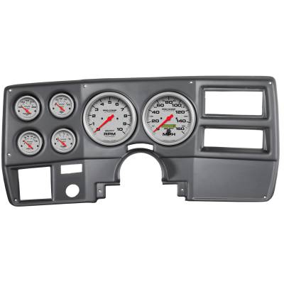 AutoMeter GAUGE KIT, 6 PC, CHEVY TRUCK/SUBURBAN 73-83, TACH/MPH/FUEL/OILP/WTMP/VOLT, UL 7027-UL