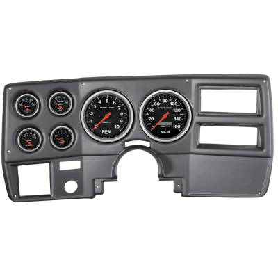 AutoMeter GAUGE KIT, 6 PC, CHEVY TRUCK/SUBURBAN 73-83, TACH/MPH/FUEL/OILP/WTMP/VOLT, SC 7027-SC