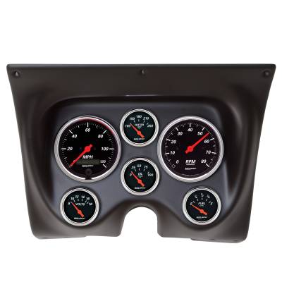 AutoMeter GAUGE KIT, 6 PC, CAMARO/FIREBIRD 67-68, TACH/MPH/FUEL/OILP/WTMP/VOLT, DB 7020-DB