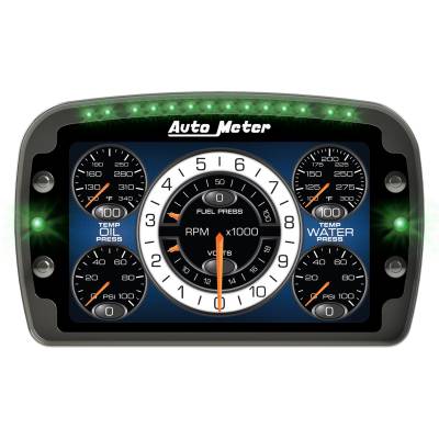 AutoMeter RACING INSTRUMENT DISPLAY, COLOR LCD, CONFIG, SHIFT & ALARM LIGHTS, DATALOGGING 6021