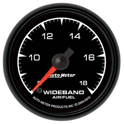 AutoMeter GAUGE, AIR/FUEL RATIO-WIDEBAND, ANALOG, 2 1/16" , 8:1-18:1, STEPPER MOTOR, ES 5970