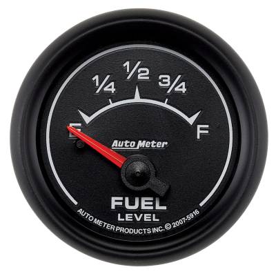 AutoMeter GAUGE, FUEL LEVEL, 2 1/16" , 240OE TO 33OF, ELEC, ES 5916