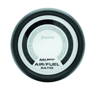 AutoMeter GAUGE, AIR/FUEL RATIO-NARROWBAND, 2 1/16" , LEAN-RICH, LED ARRAY, PHANTOM 5775