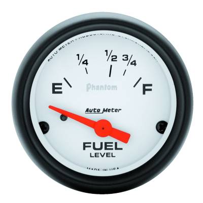 AutoMeter GAUGE, FUEL LEVEL, 2 1/16" , 16OE TO 158OF, ELEC, PHANTOM 5718