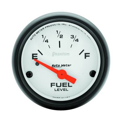 AutoMeter GAUGE, FUEL LEVEL, 2 1/16" , 240OE TO 33OF, ELEC, PHANTOM 5716