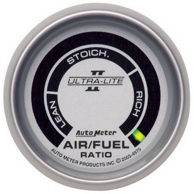 AutoMeter GAUGE, AIR/FUEL RATIO-NARROWBAND, 2 1/16" , LEAN-RICH, LED ARRAY, ULTRA-LITE II 4975