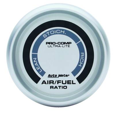 AutoMeter GAUGE, AIR/FUEL RATIO-NARROWBAND, 2 1/16" , LEAN-RICH, LED ARRAY, ULTRA-LITE 4375