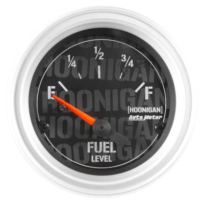 AutoMeter GAUGE, FUEL LEVEL, 2 1/16" , 240OE TO 33OF, ELEC, HOONIGAN 4316-09000