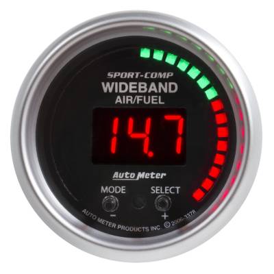 AutoMeter GAUGE, AIR/FUEL RATIO-PRO PLUS, 2 1/16" , 10:1-20:1, DIGITAL W/ PK & WRN, SC 3397