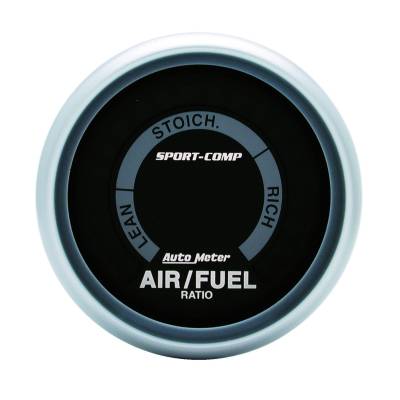 AutoMeter GAUGE, AIR/FUEL RATIO-NARROWBAND, 2 1/16" , LEAN-RICH, LED ARRAY, SPORT-COMP 3375