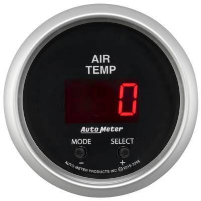 AutoMeter GAUGE, AIR TEMP, DUAL, 2 1/16" , 0-300 Degrees F, DIGITAL, SPORT-COMP 3358