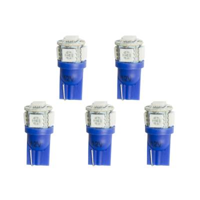 AutoMeter LED BULB, REPLACEMENT, T3 WEDGE, BLUE, 5 PACK 3286-K