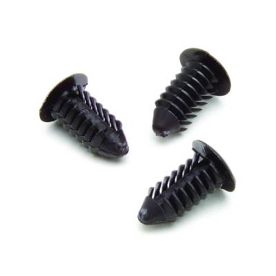 AutoMeter RATCHET FASTENERS, 10 PCS., BLACK, FOR GAUGE POD / PILLAR INSTALLATION 3281