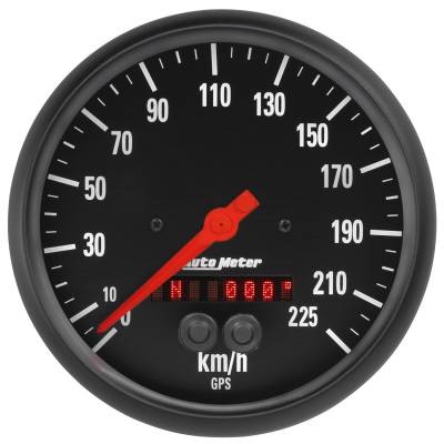 AutoMeter GAUGE,SPEEDOMETER,5",225KM/H,GPS,Z-SERIES 2684-M