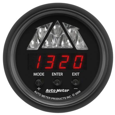 AutoMeter GAUGE,TACHOMETER,DIGITAL RPM W/ LED SHIFT LIGHT,Z-SERIES 2676