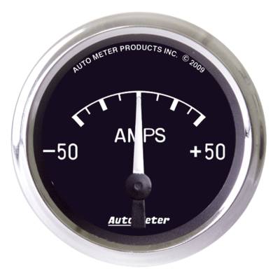 AutoMeter GAUGE, AMMETER, 2 1/16" , 50A, ELECTRIC, COBRA 201012