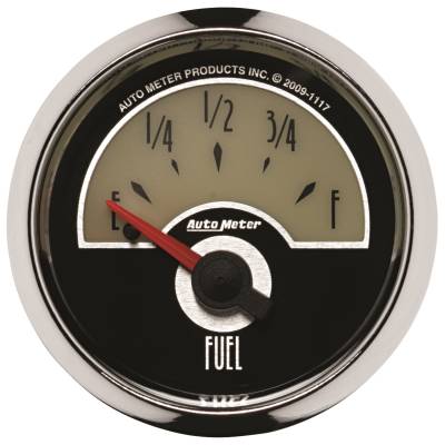 AutoMeter GAUGE, FUEL LEVEL, 2 1/16" , 240OE TO 33OF, ELEC, CRUISER 1117