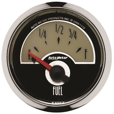 AutoMeter GAUGE, FUEL LEVEL, 2 1/16" , 0OE TO 90OF, ELEC, CRUISER 1113