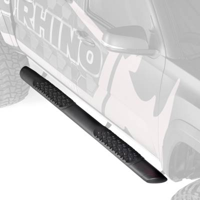 Go Rhino - Go Rhino V-Series V3 Aluminum Side Steps w Mounting Brackets Kit - TextBlack - Double Cab V3443580T - Image 7