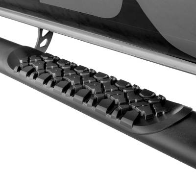 Go Rhino - Go Rhino V-Series V3 Aluminum Side Steps and Mounting Brackets Kit - Textured Black  V3442568T - Image 4