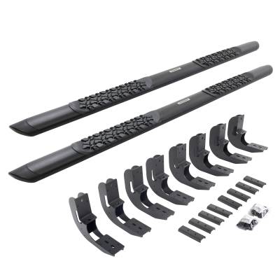 Go Rhino - Go Rhino V-Series V3 Aluminum Side Steps and Mounting Brackets Kit - Textured Black  V3415880T - Image 2