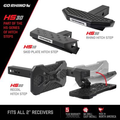 Go Rhino - Go Rhino HS-30 Rhino Hitch Step HS3012T - Image 2