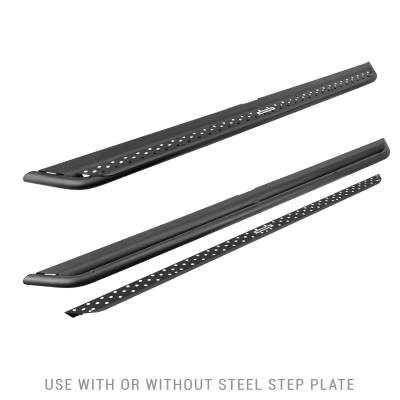 Go Rhino - Go Rhino Dominator Xtreme DSS Side Steps w Brackets Kit - TexturedBlack - Double Cab Only DSS4435T - Image 3